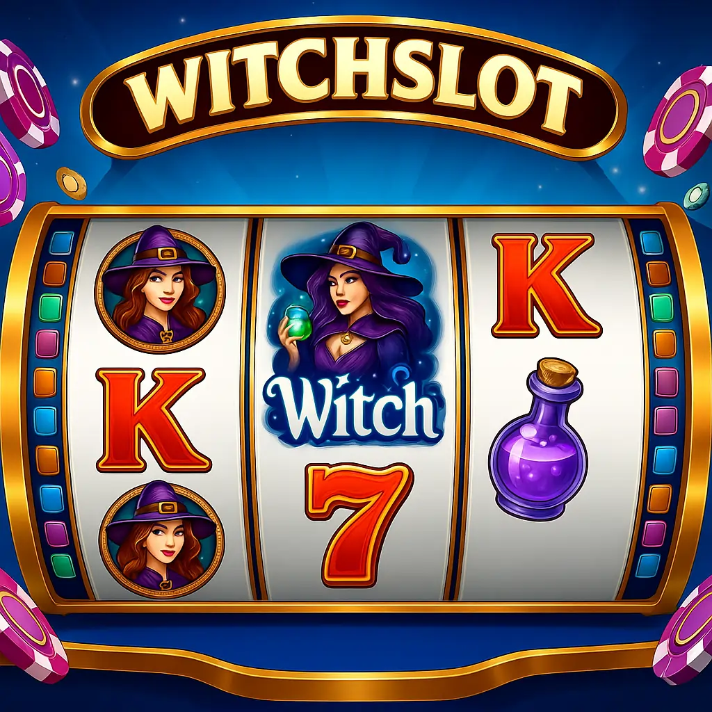 Illustratie van het virtuele gokkastspel